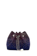 Kadın Mavi Taşlı El Çantası | Derimod