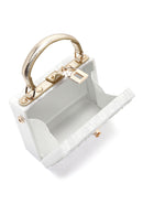 Kadın Beyaz Taşlı  El Çantası | Derimod