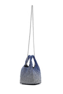 Women's Blue Stone Handbag | Derimod