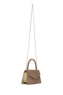 Women's Gold Fabric Clutch Bag | Derimod