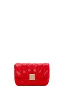 Women's Red Quilted Crossbody Bag | Derimod
