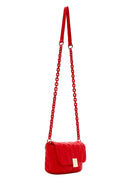 Women's Red Quilted Crossbody Bag | Derimod