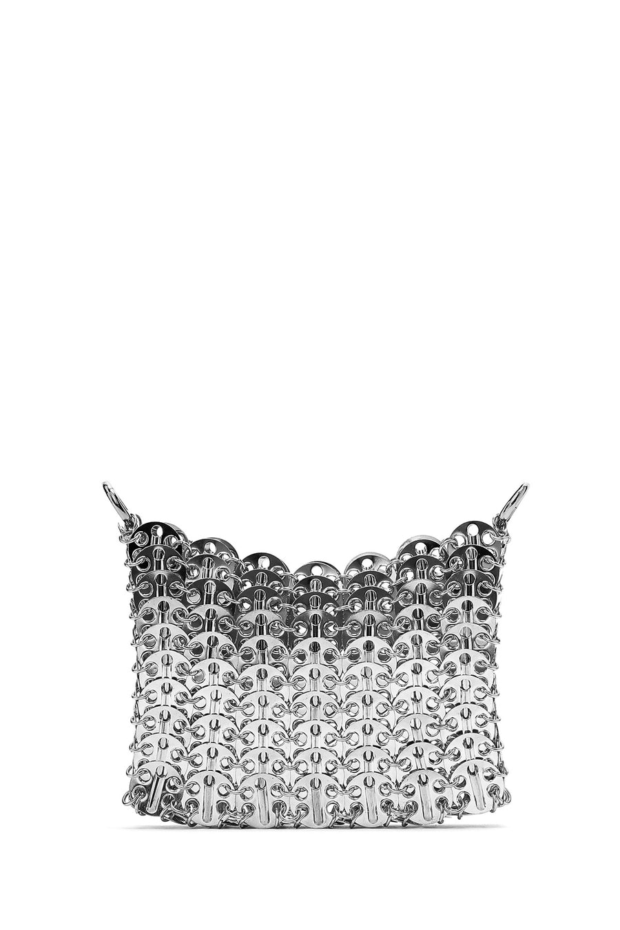 Women's Silver Metal Detailed Crossbody Bag