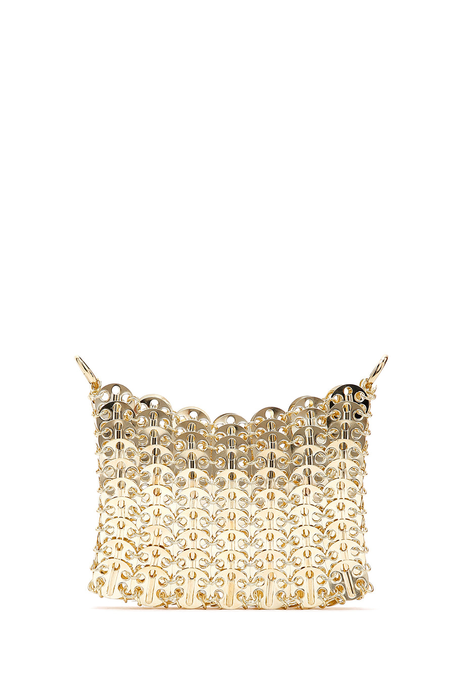 Women's Gold Metal Crossbody Bag