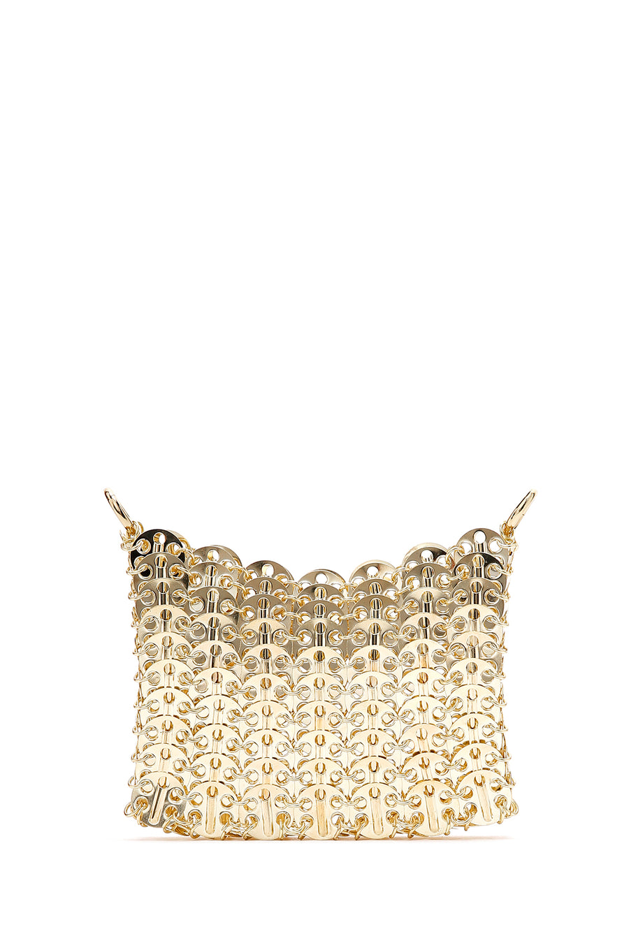 Women's Gold Metal Crossbody Bag