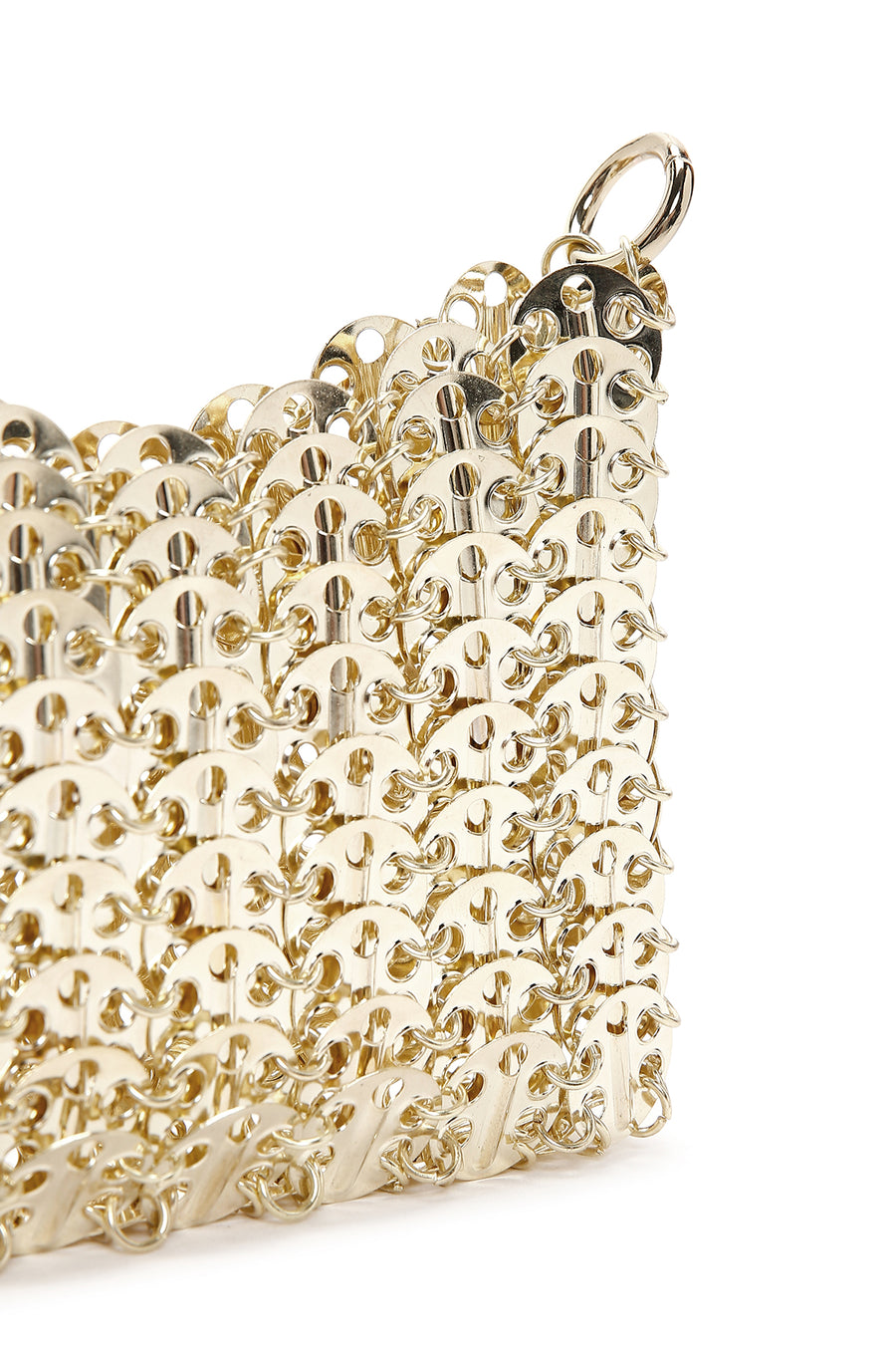 Women's Gold Metal Crossbody Bag