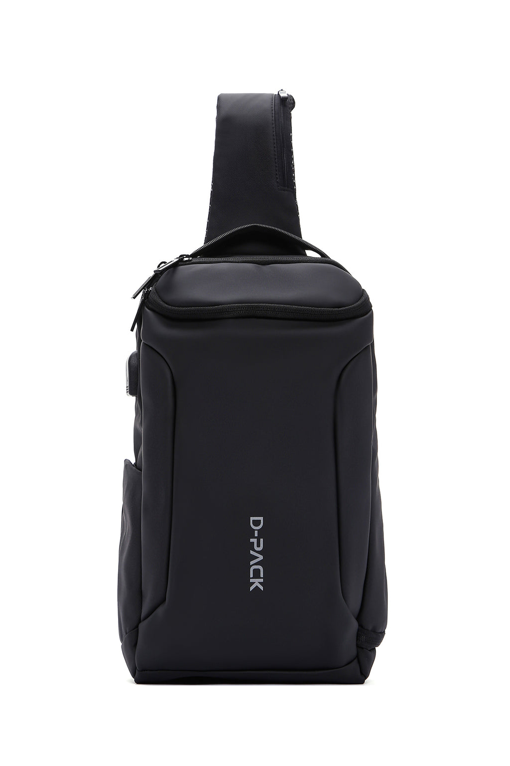 D-Pack Erkek Siyah Teknolojik Kumaş Çapraz Çanta