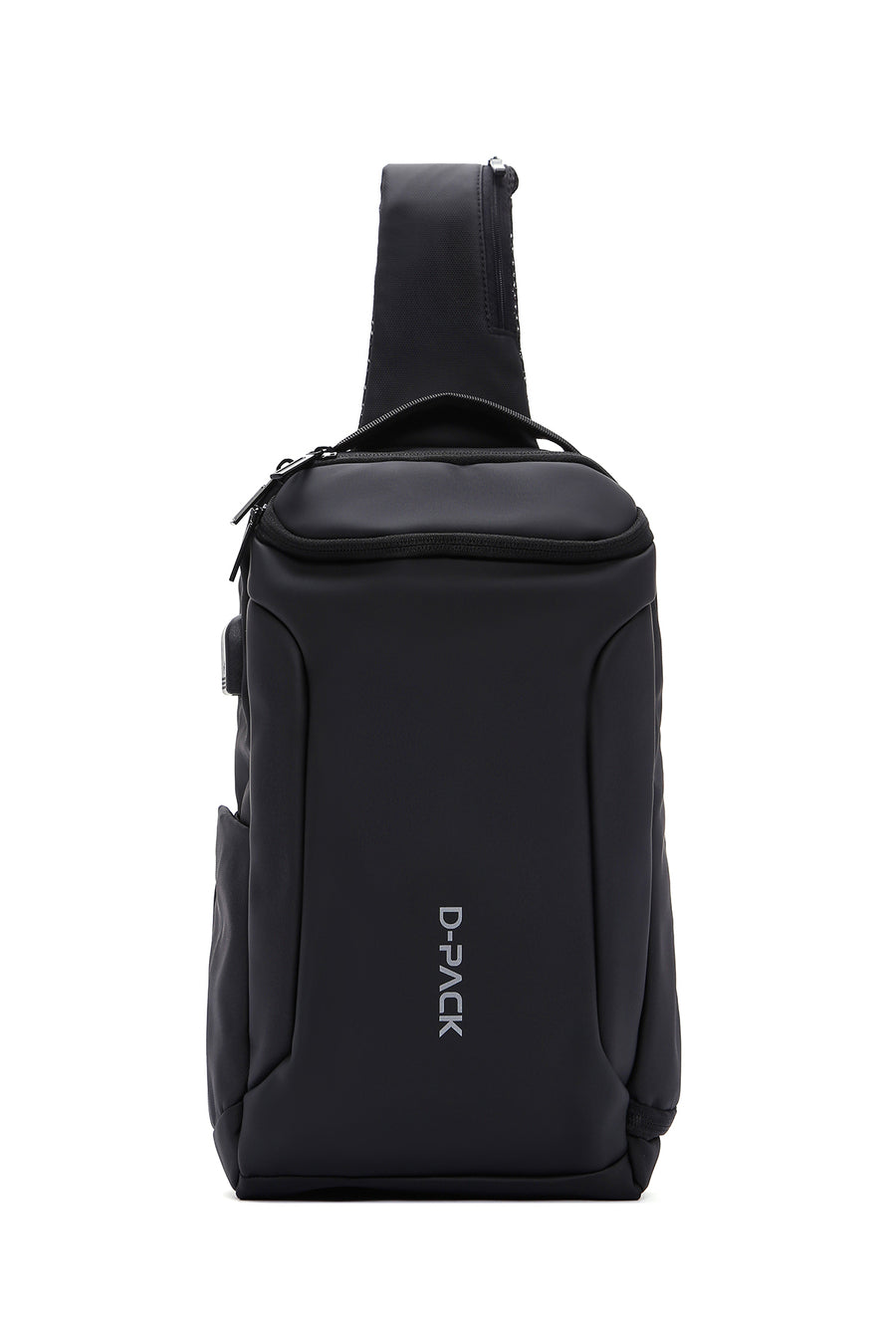 D-Pack Men's Black Technological Fabric Crossbody Bag 23SBD30016F | Derimod