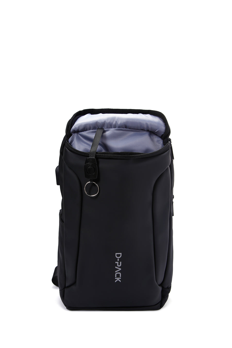 D-Pack Men's Black Technological Fabric Crossbody Bag