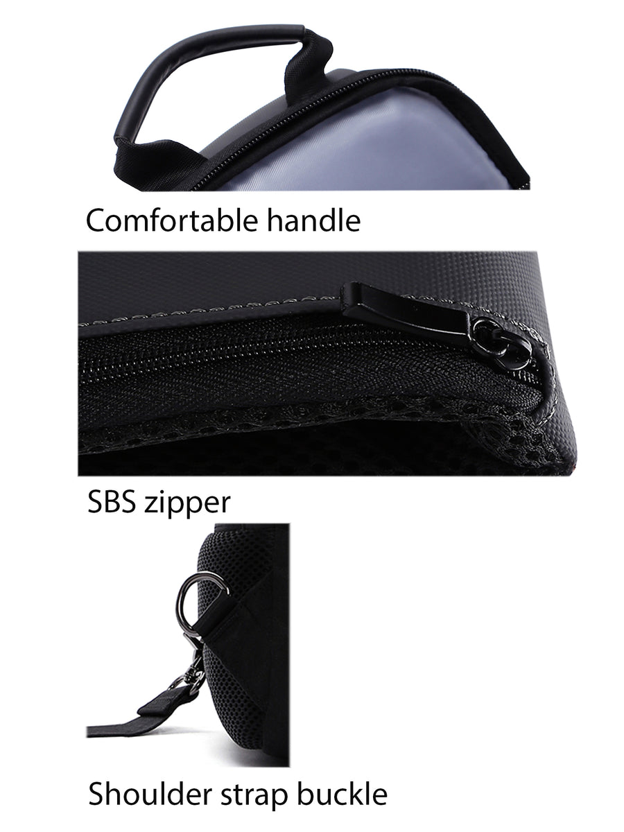 D-Pack Erkek Siyah Teknolojik Kumaş Çapraz Çanta