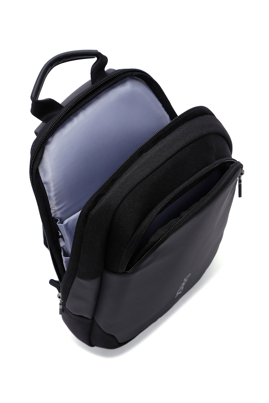 D-Pack Men's Grey Technological Fabric Crossbody Bag