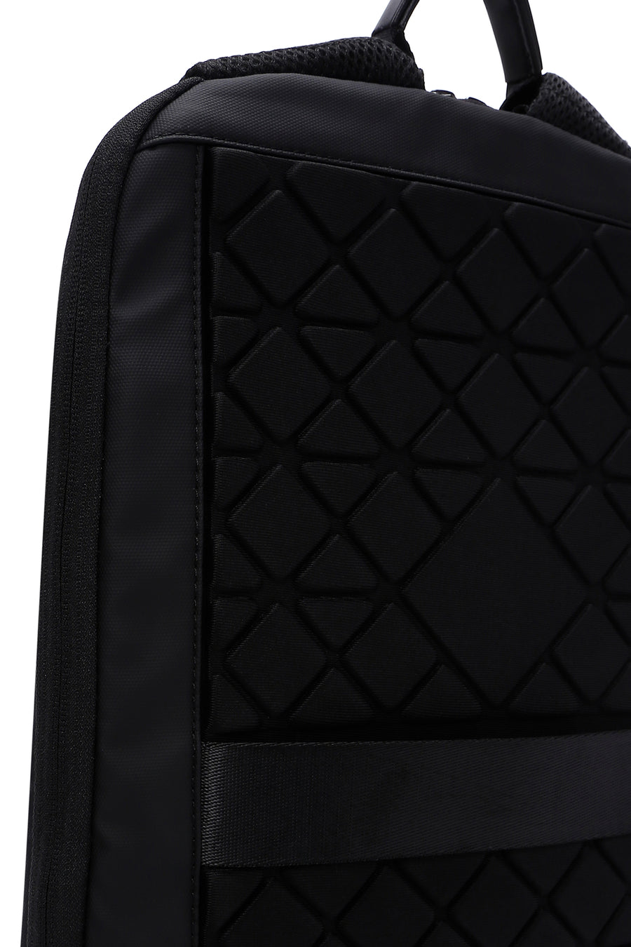 D-Pack Unisex Black Fabric Backpack