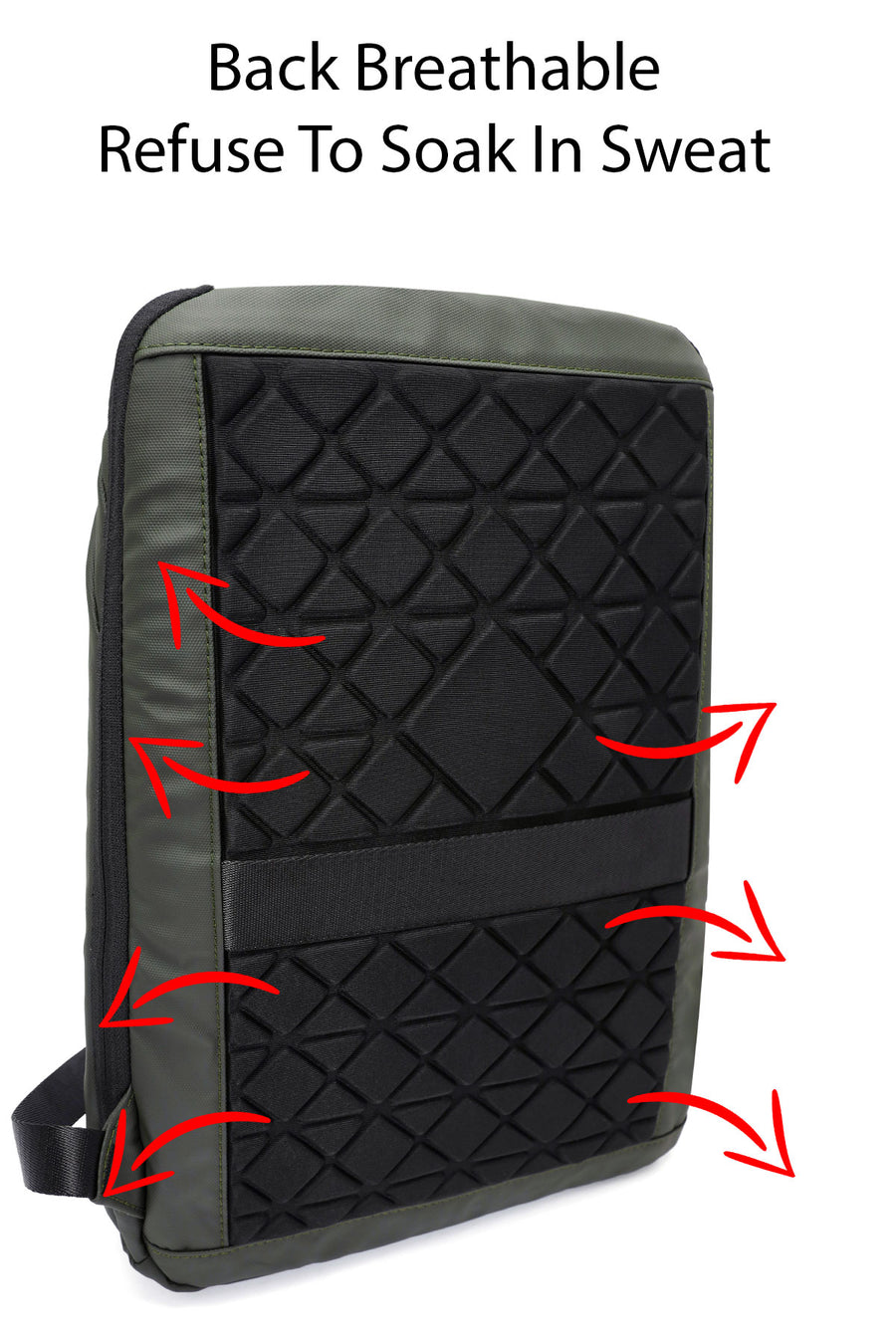 D-Pack Unisex Yeşil Kumaş Sırt Çantası