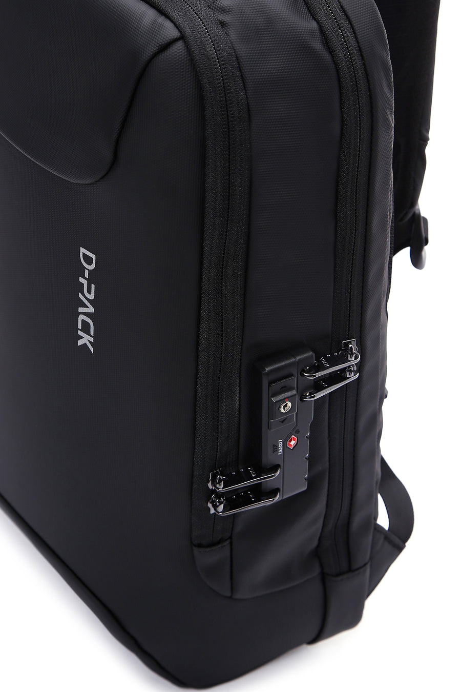 D-Pack Unisex Black Technological Hardcase Backpack