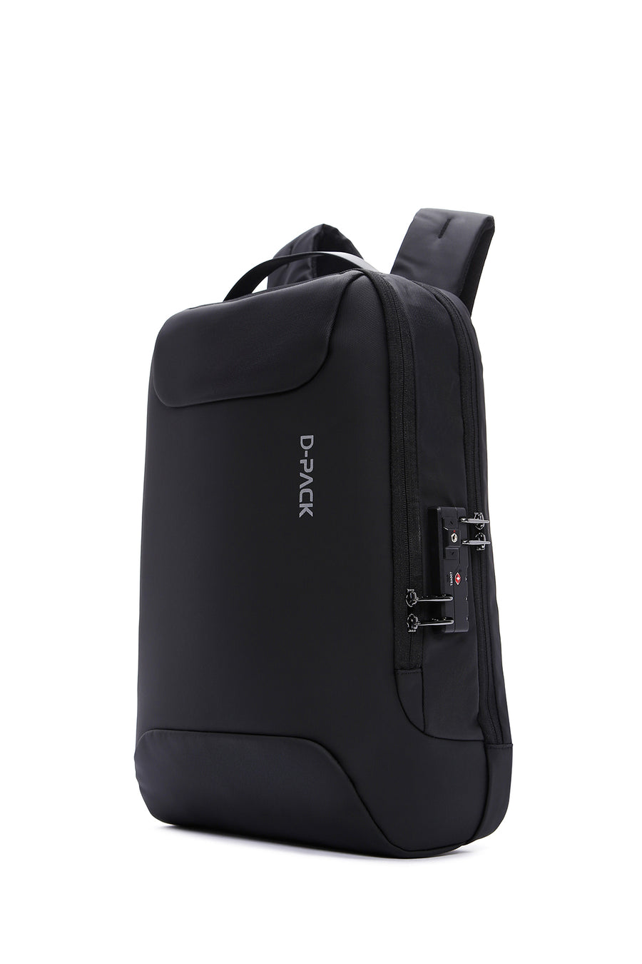 D-Pack Unisex Black Technological Hardcase Backpack