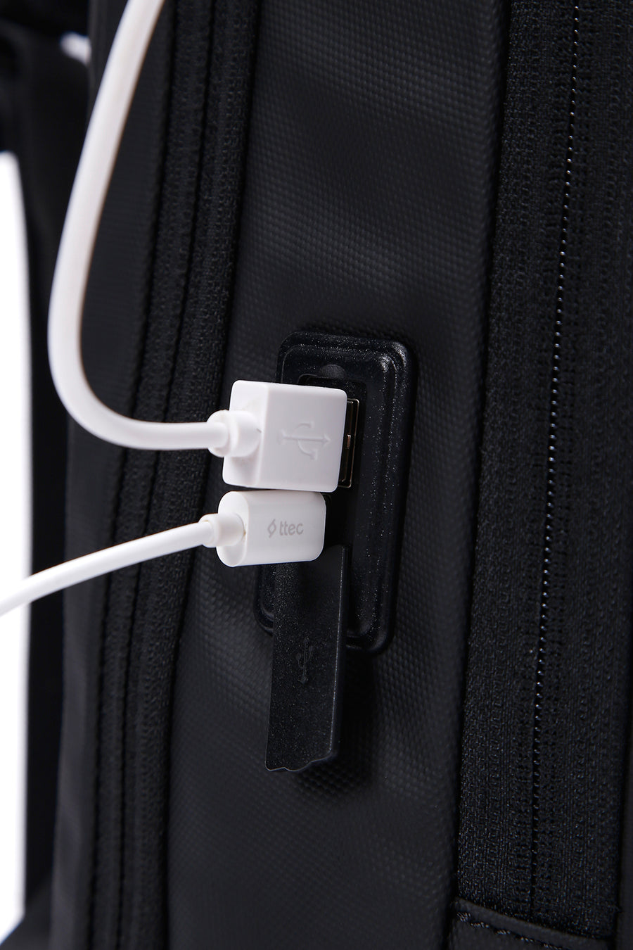 D-Pack Unisex Black Technological Hardcase Backpack