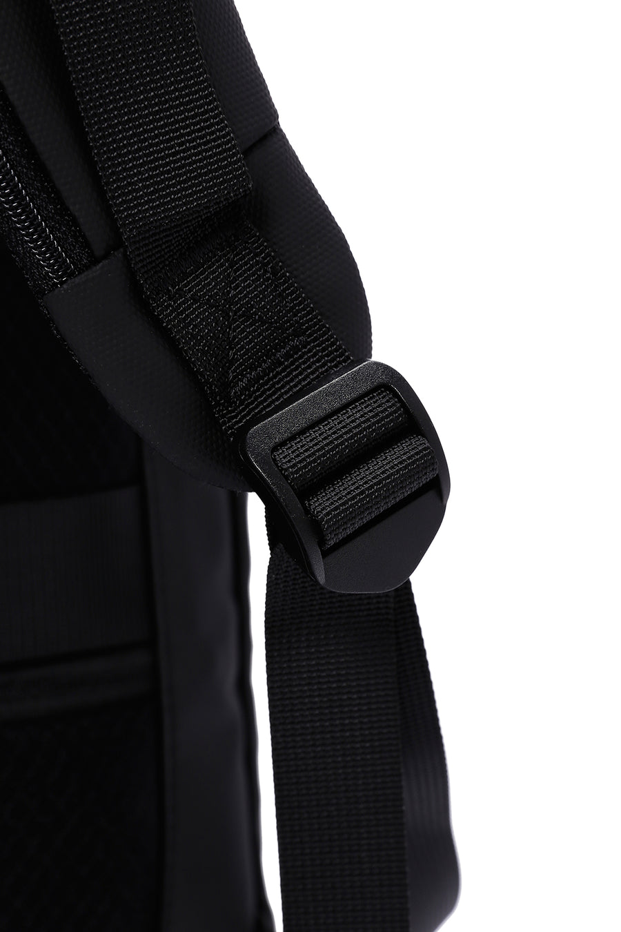 D-Pack Unisex Black Technological Fabric Hardcase Backpack