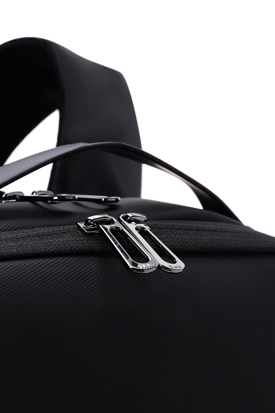 D-Pack Unisex Black Technological Fabric Hardcase Backpack
