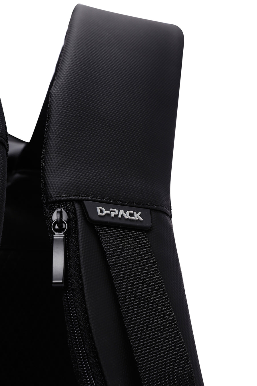 D-Pack Unisex Black Technological Fabric Hardcase Backpack