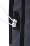 D-Pack Unisex Gri Teknolojik Kumaş Hardcase Sırt Çantası | Derimod