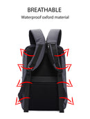 D-Pack Unisex Gri Teknolojik Kumaş Hardcase Sırt Çantası | Derimod