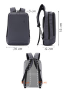 D-Pack Unisex Gri Teknolojik Kumaş Hardcase Sırt Çantası | Derimod