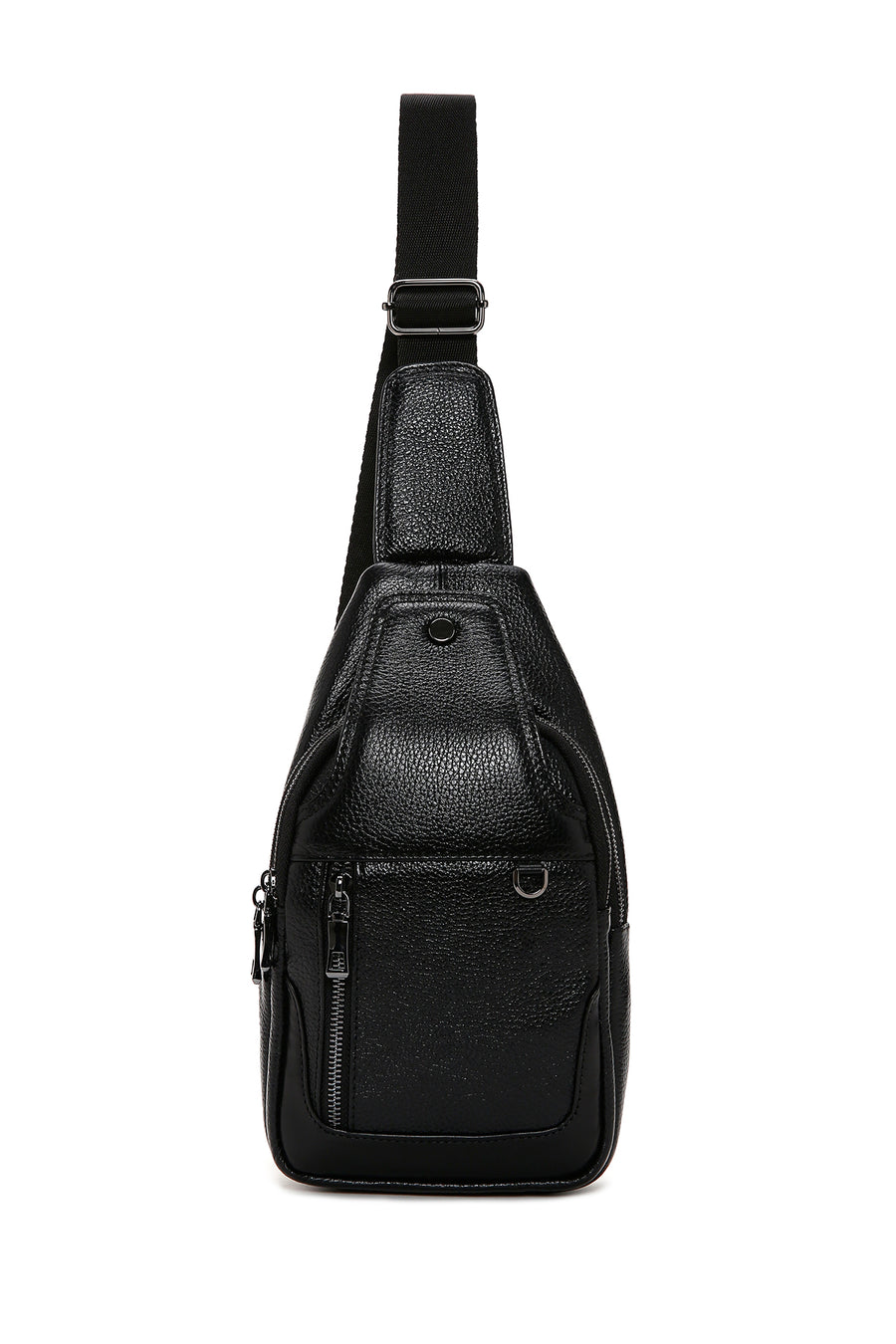 Men's Black Leather Crossbody Bag 23SBD3100FT | Derimod