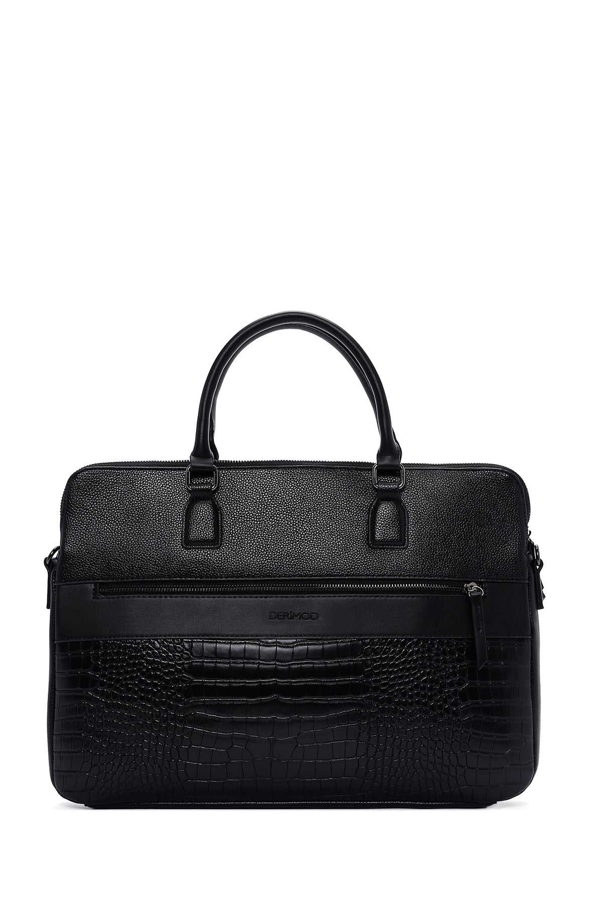 Erkek Siyah Uzun Askılı Evrak Çantası