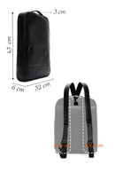 Erkek Siyah Deri Sırt Çantası | Derimod