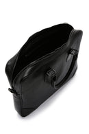 Men's Black Leather Briefcase | Derimod