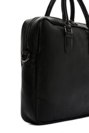Men's Black Leather Briefcase | Derimod