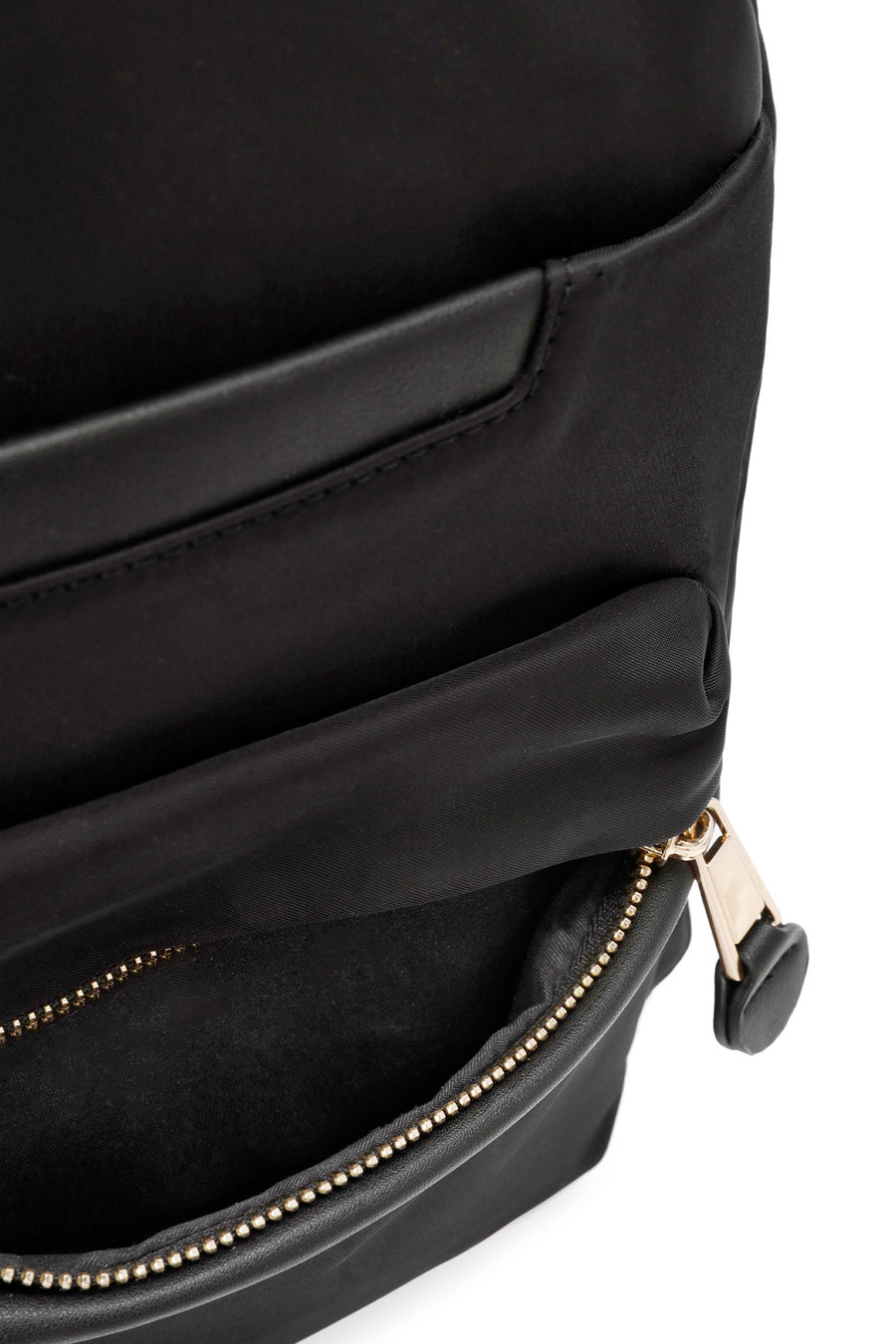 Women's Black Front Pocket Backpack