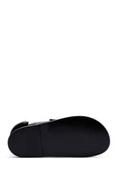 Kadın Siyah Deri Sandalet | Derimod