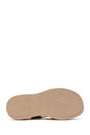 Kadın Bej Kalın Tabanlı Sandalet | Derimod