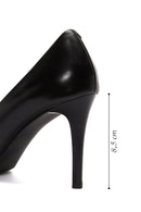 Women's Black Leather Stiletto | Derimod