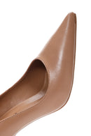 Kadın Bej Deri Stiletto | Derimod
