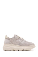 Women's Beige Thick Soled Sneaker | Derimod