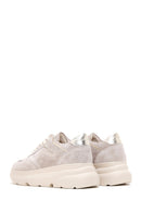 Women's Beige Thick Soled Sneaker | Derimod