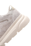Women's Beige Thick Soled Sneaker | Derimod