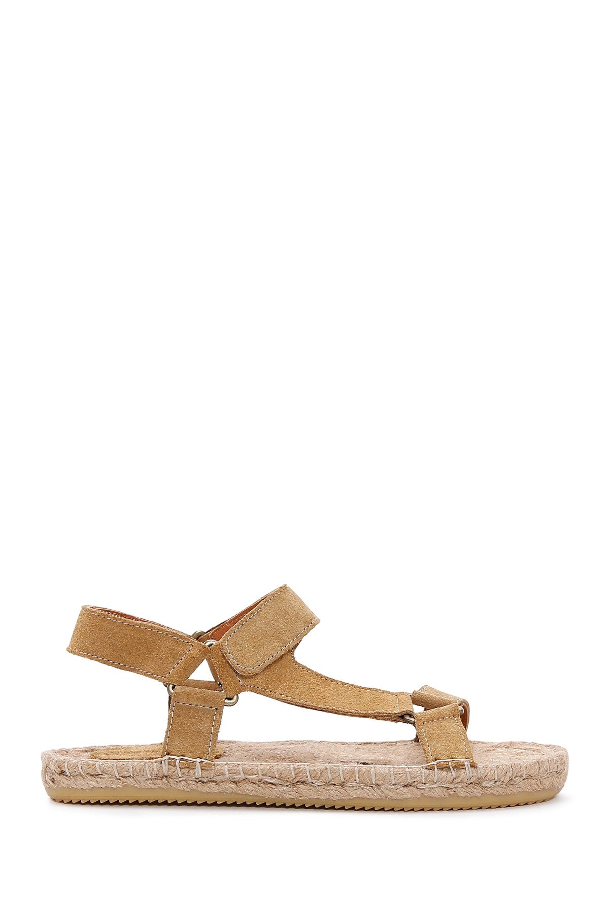Women's Camel Straw Sole Sandals 23SFD205310 | Derimod