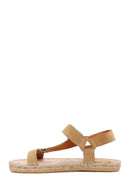 Women's Camel Straw Sole Sandals | Derimod