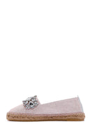 Women's Beige Stone Straw Sole Espadrille | Derimod