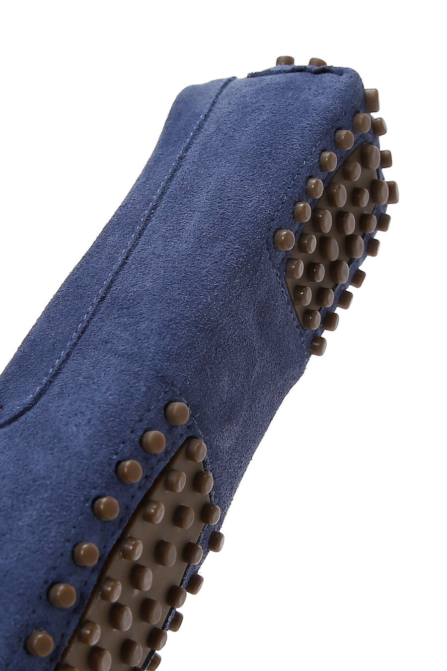 Kadın Lacivert Süet Deri Klasik Loafer