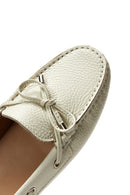 Kadın Bej Deri Loafer | Derimod