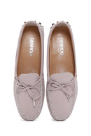 Women's Powder Leather Loafer | Derimod