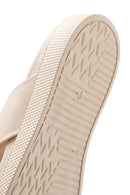 Kadın Bej Deri Comfort Terlik | Derimod