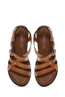 Kadın Taba Deri Bodrum Sandalet | Derimod