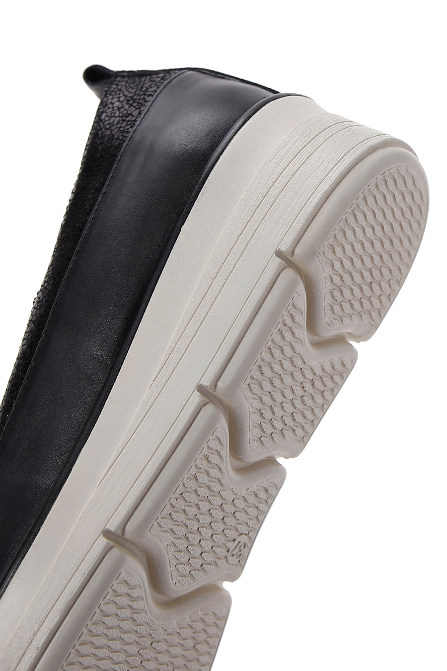 Kadın Siyah Deri Comfort Loafer