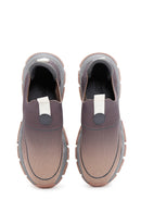 Kadın Gri Kalın Tabanlı Sneaker | Derimod