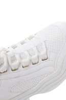 Women's White High-Based Sneaker | Derimod